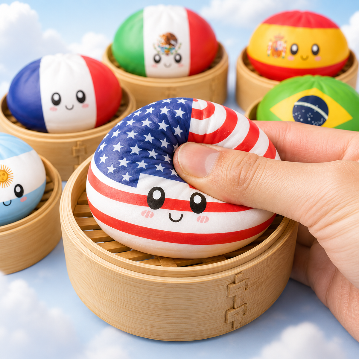 Dumpling Squishy Cup — Mystery Blind Box